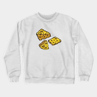 Cheese Vintgage Foodie Milk Cow Pattern Crewneck Sweatshirt